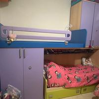 Letti a ponte con armadi marca Moretti