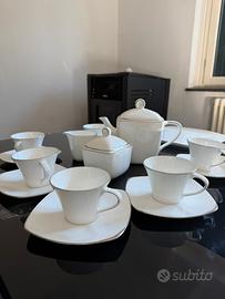 Fontebasso 1760 in Real Bone China filo platino 18