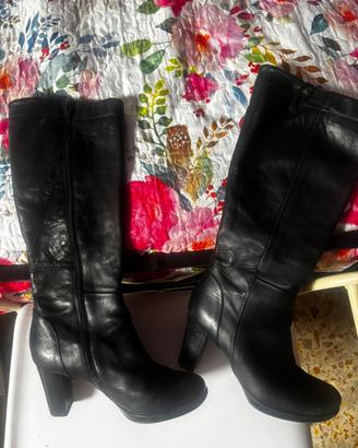 stivali di vera pelle