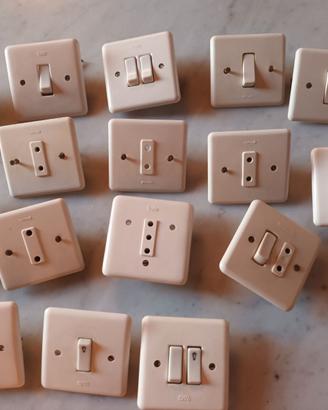 Interruttori elettrici vintage