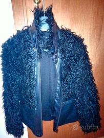 Giacca con tessuto tipo pelliccia/pelo sisley