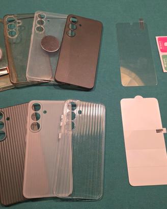 7 Cover e 2 Pellicole per Samsung s25 6.1" nuove