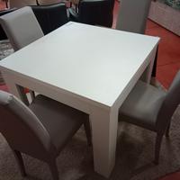 tavolo quadrato allungabile