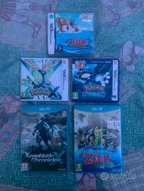 Lotto giochi wii u, nintendo ds, nintendo 3ds