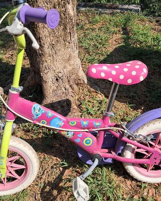 BICI BAMBINA 14 POLLICI CON ROTELLE