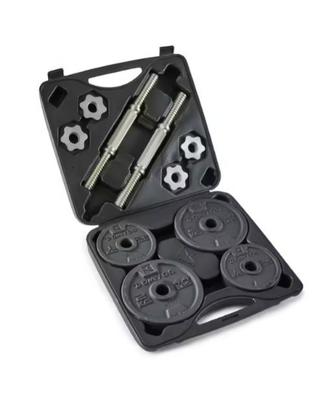DOMYOS Kit manubri e bilanciere palestra 20kg