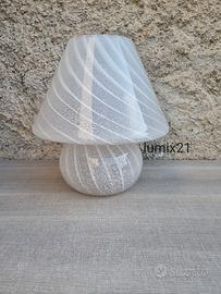 Lampada fungo Murano grande turbinio tipo Venini
