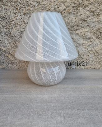 Lampada fungo Murano grande turbinio tipo Venini