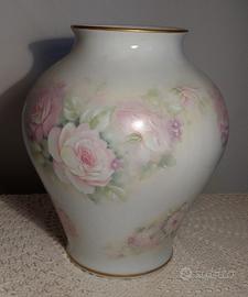 Vaso Limoges decorato a mano