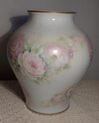 Vaso Limoges decorato a mano