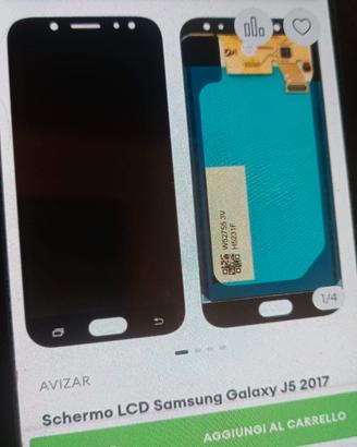 schermo di ricambio Samsung Galaxy J5 2017