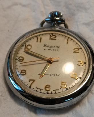 orologio da taschino  antico pingard da riparare 