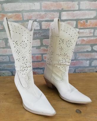 Stivali donna in vera pelle