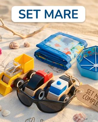 Set Mare Piscinetta Ottagonale + Macchinine 
