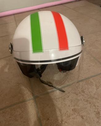 Casco moto lampa bambini