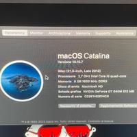 IMac 21.5 late 2012