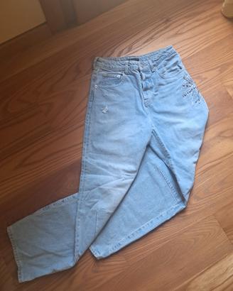 Jeans siley con strass