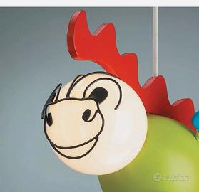 lampada in legno philips drake . forma di drago