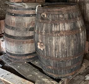 Botte in legno 2 pezzi usate