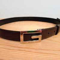 Cintura Gucci Fibbia G Quadro 85/34