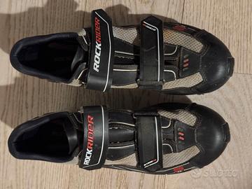 Scarpe mountain bike con attacchi Schimano n. 42.