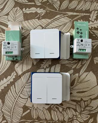 Coppia di interruttori smart wireless wifi