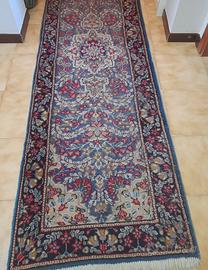 Tappeto persiano Kirman Lavar  253x75 cm