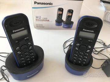 Coppia telefoni cordless Panasonic