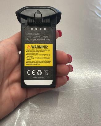 4 Batterie ricaricabili Li-Po (litio-polimero)
