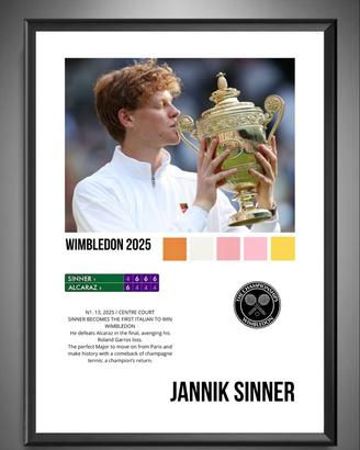 Poster Jannik Sinner