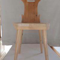 Sedie nuove con prima patina originale vecchia