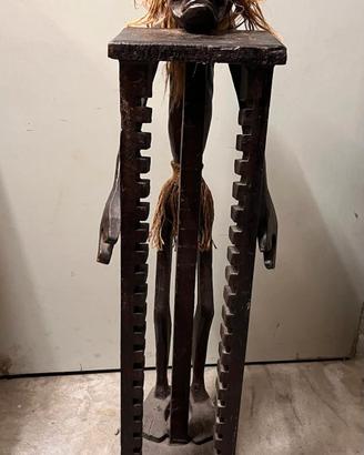Porta CD in legno africano