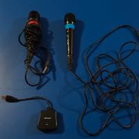 Microfoni con adattatoreusb per doppio microfono 