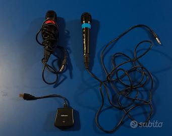 Microfoni con adattatoreusb per doppio microfono 