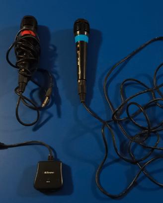 Microfoni con adattatoreusb per doppio microfono 