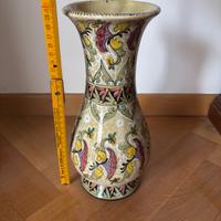 Vaso dipinto a mano manifattura Pesaro