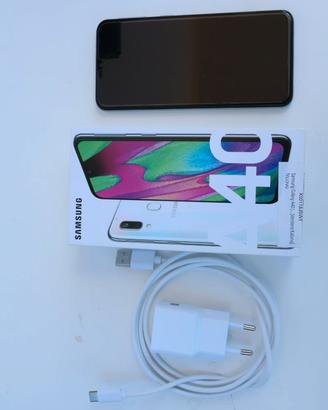 Smart Phone Samsung Galaxy A40 bianco
