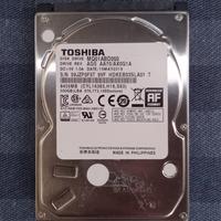 Toshiba 500Gb 2.5" SATA HDD (Testato e formattato)