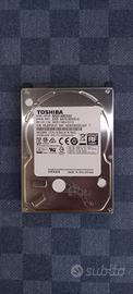 Toshiba 500Gb 2.5" SATA HDD (Testato e formattato)