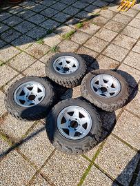 Gomme Kumho 195 R15 e cerchi scampanati -20 Vitara