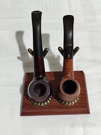 Set pipa con appoggio in legno