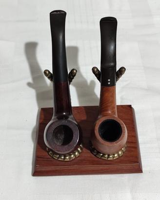 Set pipa con appoggio in legno