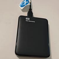 Wd Elements 1TB hdd disco portatile 