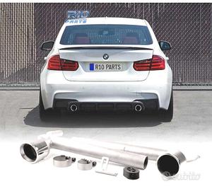 KIT SCARICO CON TERMINALI BMW F30 F31 LOOK M PERFO