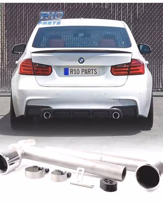 KIT SCARICO CON TERMINALI BMW F30 F31 LOOK M PERFO