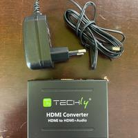 Techly estrattore audio HDMI de-embedder
