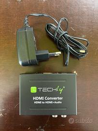 Techly estrattore audio HDMI de-embedder