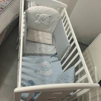 Lettino Foppapedretti Legno + set paracolpi