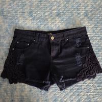 Pantaloncini denim blu scuro nuovi