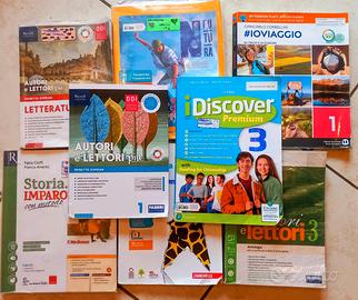 Libri scuola media di prima, seconda e terza